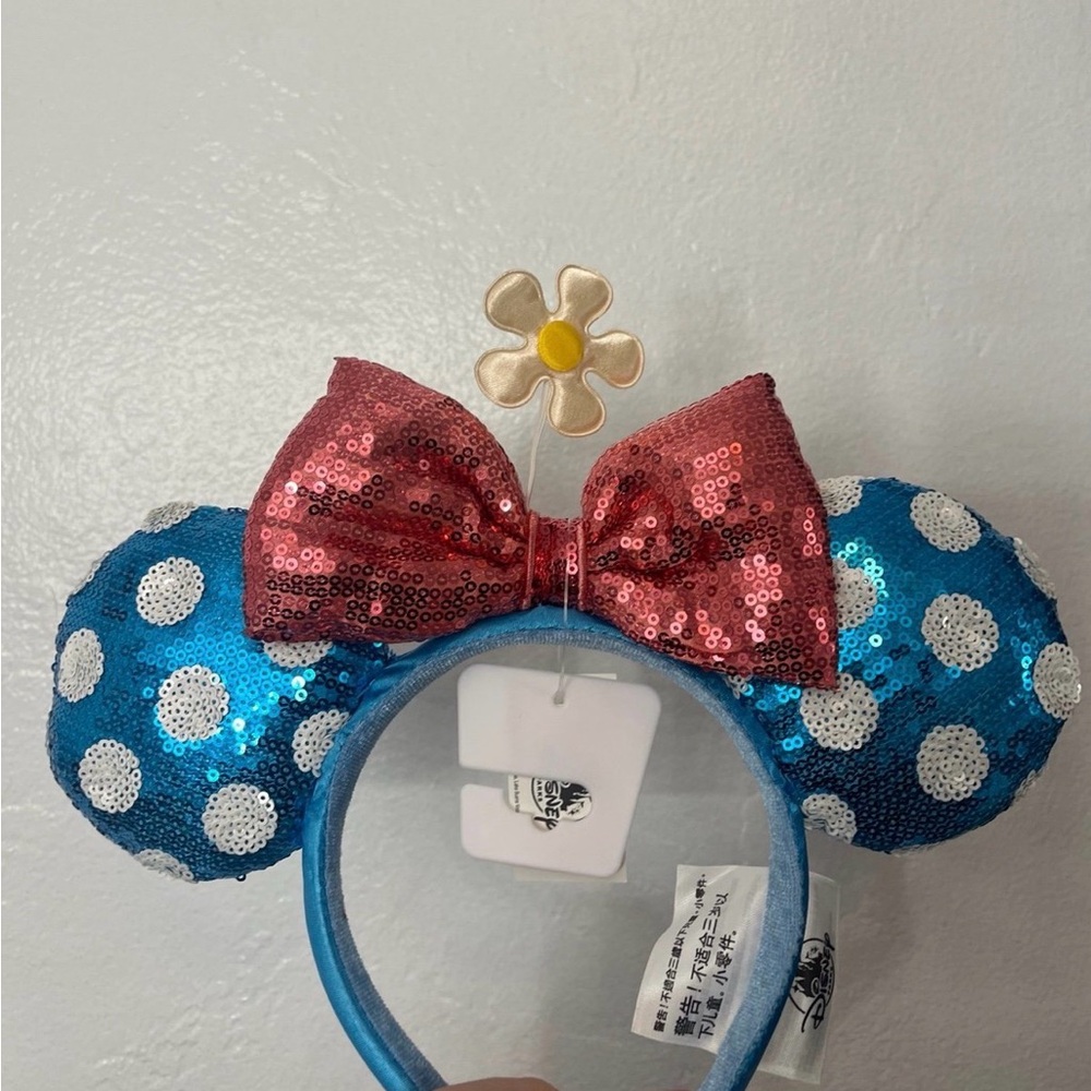 Disney Blue and Pink Minnie Mouse Ears